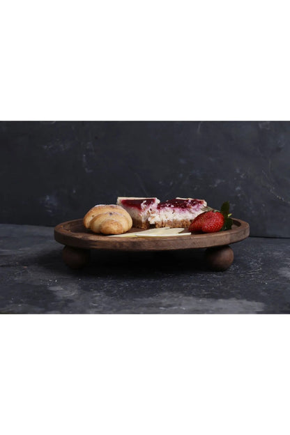 Wooden Presentation Holder – Standing Style (Walnut Color)