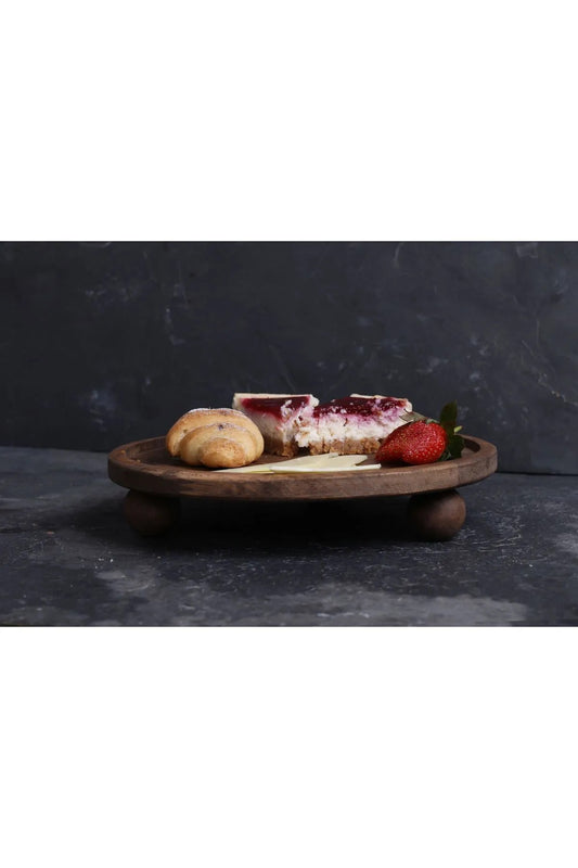 Wooden Presentation Holder – Standing Style (Walnut Color)